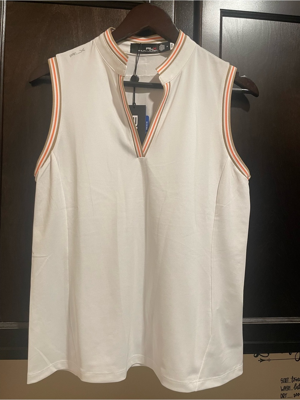 NWT Women’s Ralph Lauren RLX white golf polo Medium